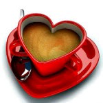 Koffiekopje hart