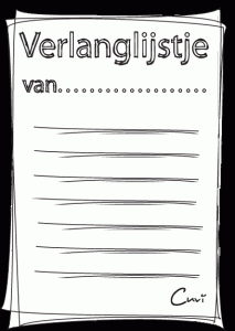 verlanglijstje